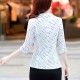 Lines Printed Formal Style Trending women Jacket - White |image