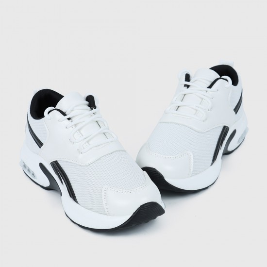 Showing image for Casual Round toe Lace Up Breathable Mesh Wind sneakers - Black Casual Round Toe Lace Up Breathable Mesh Sneakers - Black |image