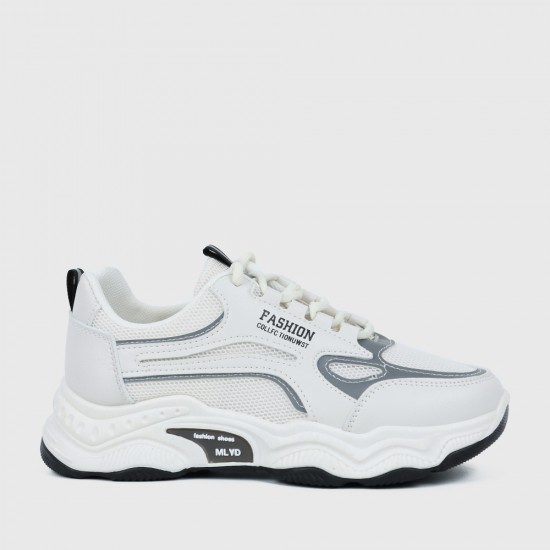 Soft Breathable Flat Bottom Women Sneakers - Black |image