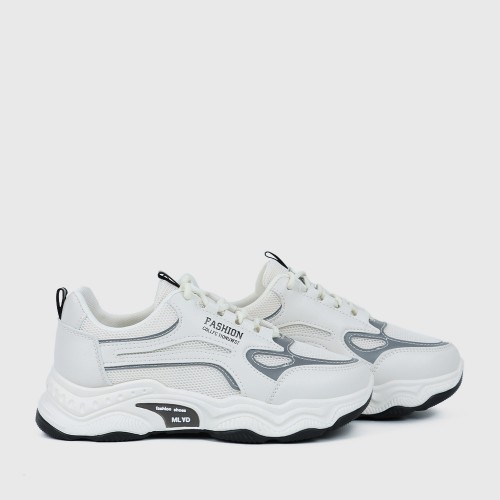 Soft Breathable Flat Bottom Women Sneakers - Black |image