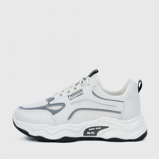 Soft Breathable Flat Bottom Women Sneakers - Black |image