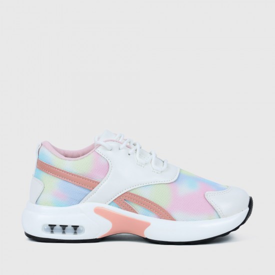 Showing image for Casual Round toe Lace Up Breathable Mesh Wind sneakers - Pink Casual Round Toe Lace Up Breathable Mesh Sneakers - Pink |image