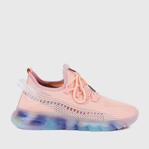 Sports Style Air Cushion Light Weight Women Sneakers - Pink |image