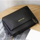 Trendy Rhombic Adjustable Stripe Small Square Messenger Bag - Black |image