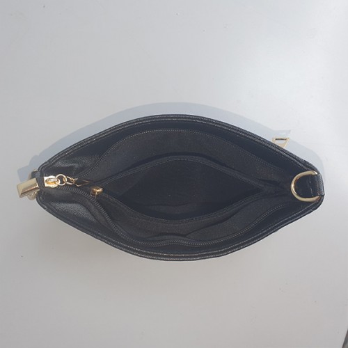 Trendy Rhombic Adjustable Stripe Small Square Messenger Bag - Black |image