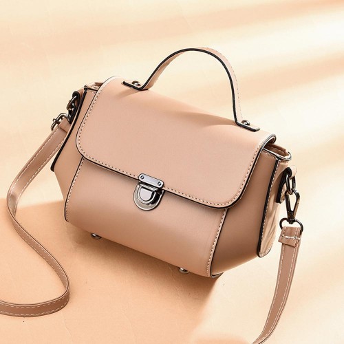 Stylish and Functional Adjustable Strip Women Shoulder Bag - Brown |image