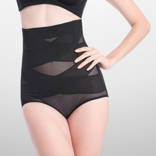 Woman Comfort High Waist Slim Fit Body Shaper Coreset - Black |image