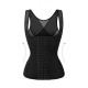 Tank Top Tummy Control Corset Shapewear Bodysuit - Black |image