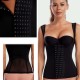 Tank Top Tummy Control Corset Shapewear Bodysuit - Black |image