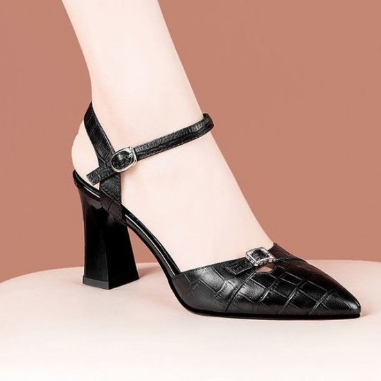 Showing image for Comfortable Pointed Toe Party High Heel Pumps Sandals - Black Comfortable Pointed Toe Party High Heel Pumps Sandals - Black |image