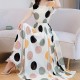 Slim Fit Polka Dot Square Neck Party Wear Maxi Long Dress - Cream |image