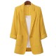 Women Crisp Yellow Summer Blazer with Casual Elegance |image