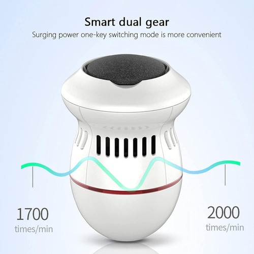 Professional dual-speed USB rechargeable electronic callus remover, perfect for effective foot care