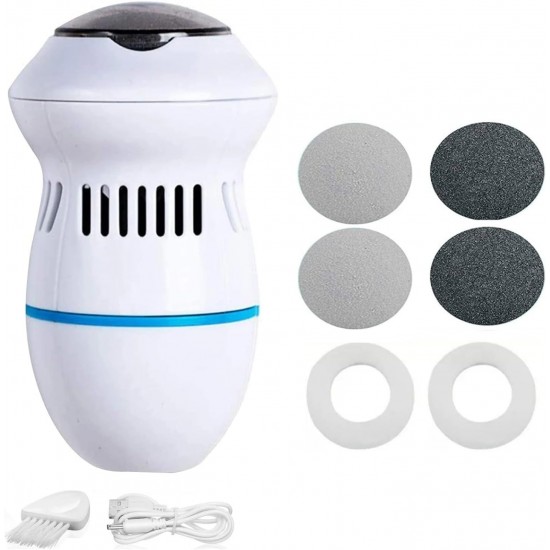 Professional dual-speed USB rechargeable electronic callus remover, perfect for effective foot care