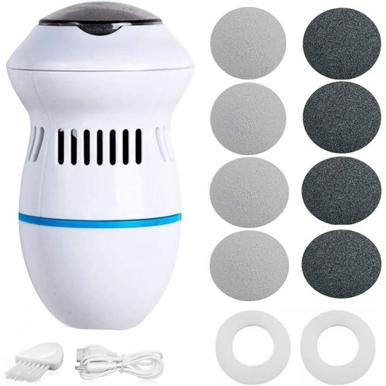 Professional dual-speed USB rechargeable electronic callus remover, perfect for effective foot care
