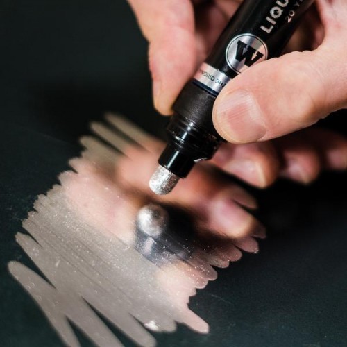 Permanent Liquid Mirror Chrome Marker - Versatile Chrome Paint Pen for Restoration