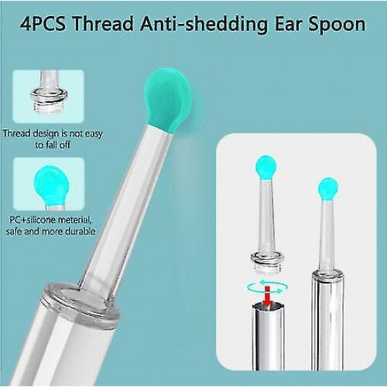 NE3pro Otoscope: High-Resolution 1080P HD Video, Elimination Spoon, and Advanced Load Otoscope