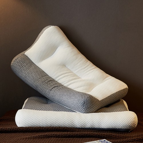 Comfortable Super Ergonomic Neck Pillow For a Better Night's Sleep-Grey |image