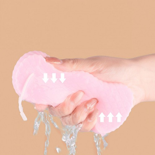 Super soft exfoliating bath sponge for a rejuvenating and refreshing shower experience, reusable dead skin remover
