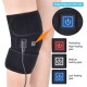 Electric knee heating pad with 3 adjustable heat settings for effective pain relief and comfort