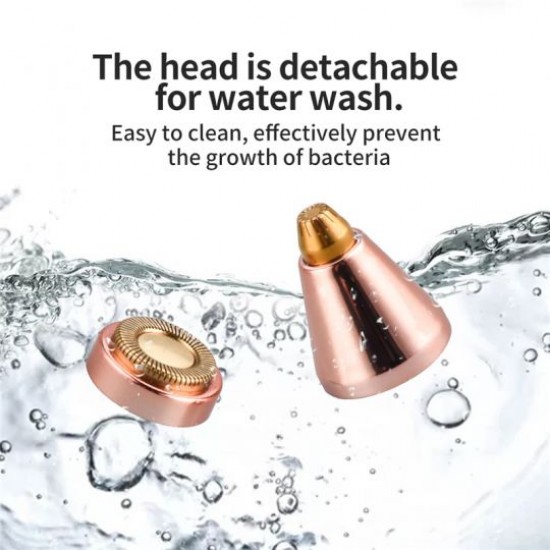 Rechargeable 2-in-1 Eyebrow Trimmer Pen and Facial Hair Remover |image