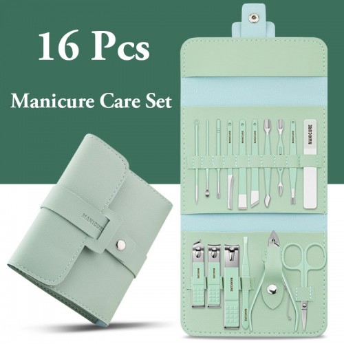 Professional Portable Nail Clippers and Grooming Kit Premium Stainless Steel Manicure Set |image