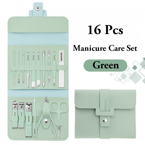 Professional Portable Nail Clippers and Grooming Kit Premium Stainless Steel Manicure Set |image