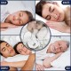 Magnetic silicone anti-snore nose clip designed for comfortable sleep aid and apnea relief