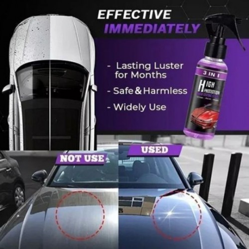 Shine Armor Fortify Quick Coat Ceramic Coating 3 In 1 Hydrophobic Car Wax 100ml |image