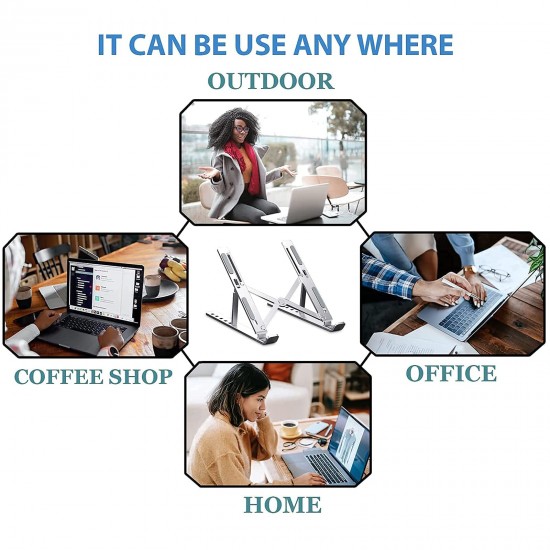 Laptop Stand Creative Folding Storage Bracket 7 Angle Adjustments for Mini Laptop Stand |image