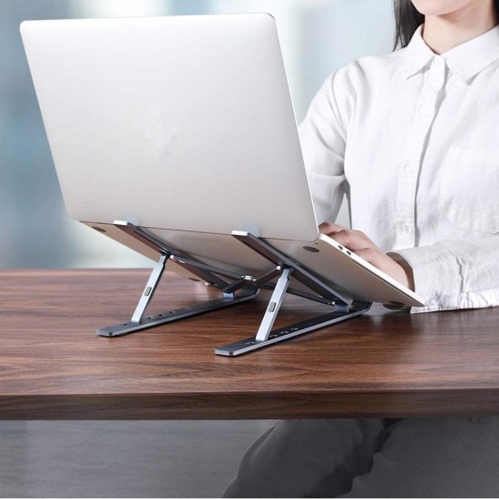 Laptop Stand Creative Folding Storage Bracket 7 Angle Adjustments for Mini Laptop Stand |image