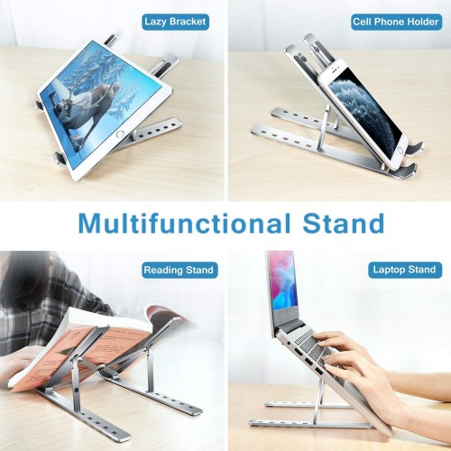 Laptop Stand Creative Folding Storage Bracket 7 Angle Adjustments for Mini Laptop Stand |image