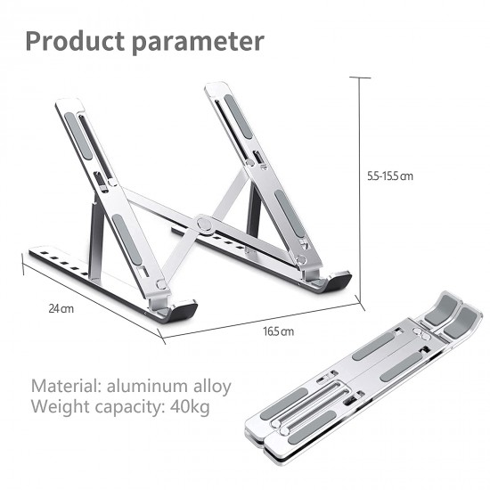 Laptop Stand Creative Folding Storage Bracket 7 Angle Adjustments for Mini Laptop Stand |image