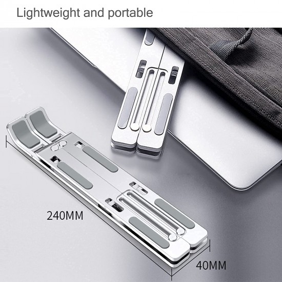 Laptop Stand Creative Folding Storage Bracket 7 Angle Adjustments for Mini Laptop Stand |image