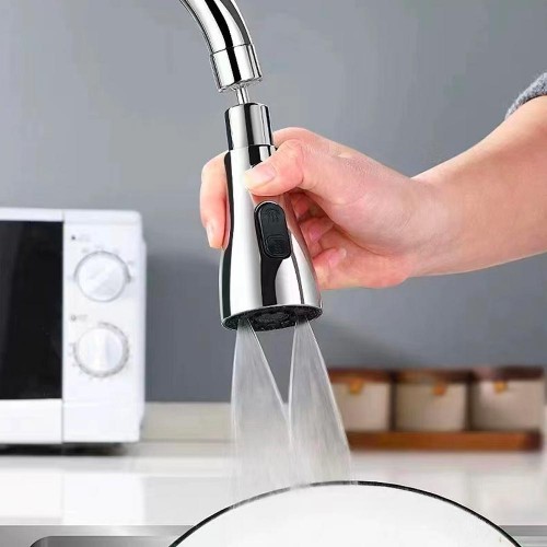 Kitchen Sink Faucet Shower Extension 3 Modes Water Faucet Sprayer with 360 Rotatable Swivel Head |image