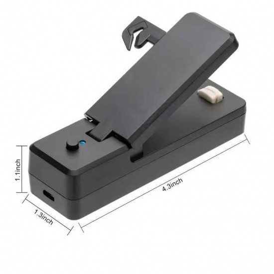 2-in-1 USB Rechargeable Mini Bag Sealer Heat Sealer with Cutter Knife |image