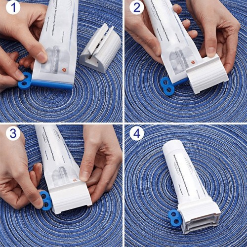 Rolling Tube Toothpaste Squeezer and Dispenser |image