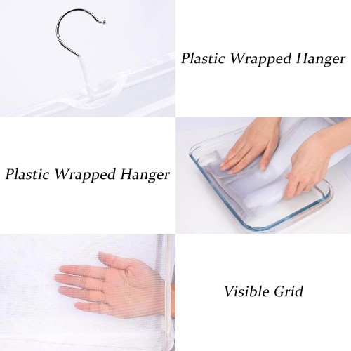 Six-Pocket Handbag Organizer Dust-Proof Space-Saving Bag Holder with Hanging Hook |image