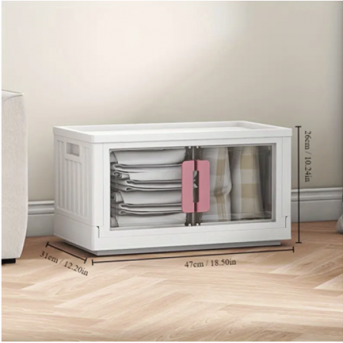 Stackable Storage Bins with Lids and Doors Organize with Ease |image