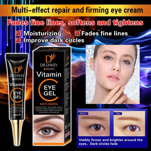 Dr. Davey Anti-Aging Eye Gel Youthful Eyes, Minimized Wrinkles and Dark Circles |image