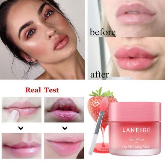 LANEIGE Lip Sleeping Mask Nourish & Hydrate with Vitamin C Lip Balm |image