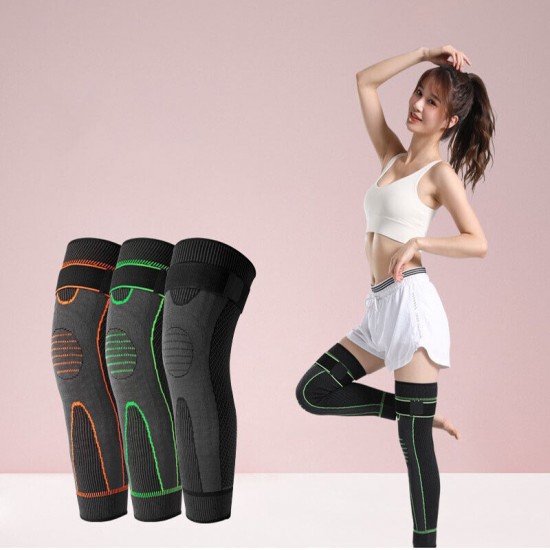 Extended Acupressure Sports Knee Pads: Self-Heating Shaping Knee Sleeve |image