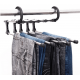 Stainless Steel Pants Hanger in Compact Design for Closet Efficiency Compact Stainless Steel Pants Hanger - Efficient Closet Storage Solution |image