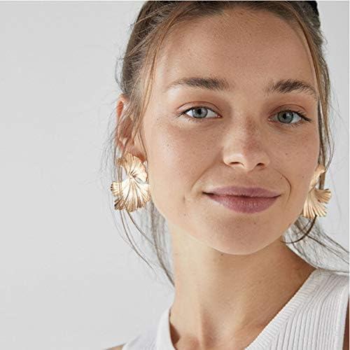 Gold Large Geometric Statement Dangle Earrings - Women's Jewelry