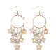 Super Fairy Long Shiny Korean Version Earrings-Gold |image