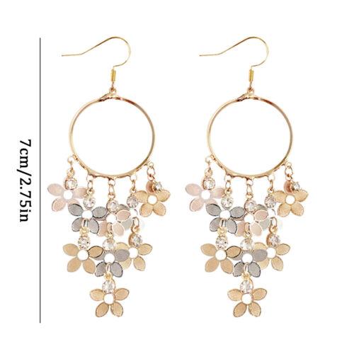 Super Fairy Long Shiny Korean Version Earrings-Gold |image