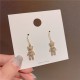 Emulation Little Bear Ear Studs Original Refreshing Metal Small Earrings |image