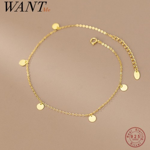 Sparkling Gold Coin Boho Anklet Body Jewelry |image