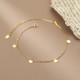 Sparkling Gold Coin Boho Anklet Body Jewelry |image