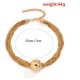 Multi-Layered Material Big Ball Choker Necklace |image